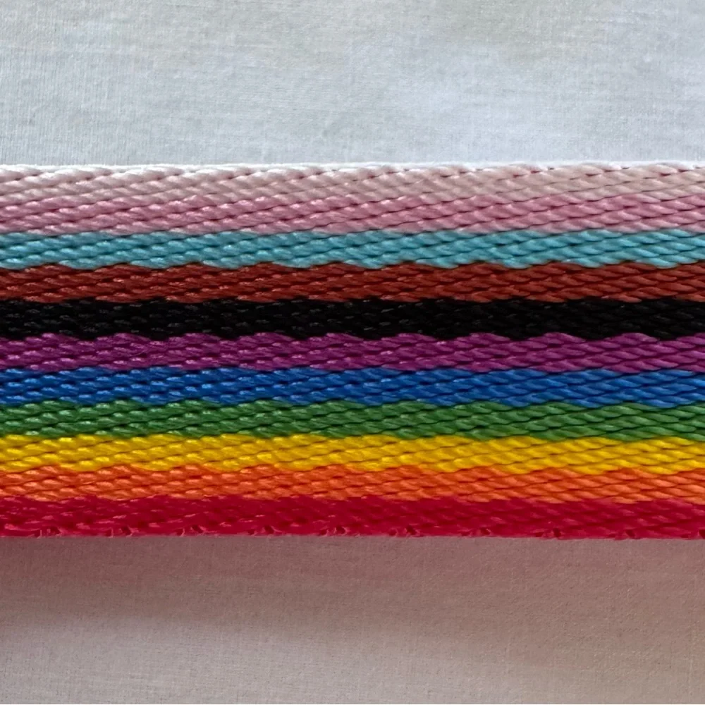 NWT Dog Collar, Rainbow, Pride, Extra Large